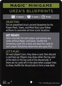 Magic Minigame: Urza's Blueprints - The Brothers' War - Magic: The Gathering card