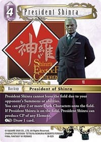 President Shinra - Boss Deck: Final Fantasy VII - Final Fantasy TCG card