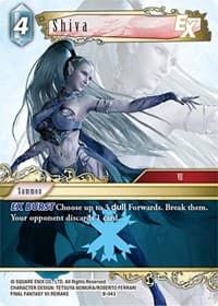 Shiva EX - Boss Deck: Final Fantasy VII - Final Fantasy TCG card
