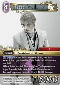 Rufus EX - Boss Deck: Final Fantasy VII - Final Fantasy TCG card