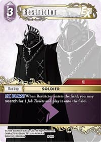 Restrictor EX - Boss Deck: Final Fantasy VII - Final Fantasy TCG card