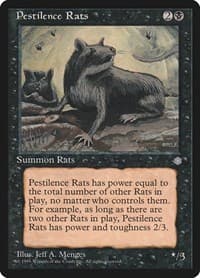 Pestilence Rats - Ice Age - Magic: The Gathering card