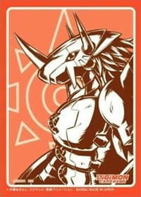 Digimon Card Game Official Sleeves - Wargreymon 2020 (60-Pack) - Bandai Card Sleeves - Card Sleeves card