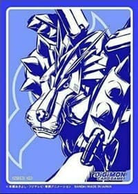 Digimon Card Game Official Sleeves - Metalgarurumon 2020 (60-Pack) - Bandai Card Sleeves - Card Sleeves card