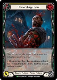 Hemorrhage Bore (Yellow) - LGS120 - Flesh and Blood: Promo Cards - Flesh and Blood TCG card