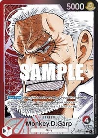 Monkey.D.Garp (002) (Alternate Art) - Paramount War - One Piece Card Game card
