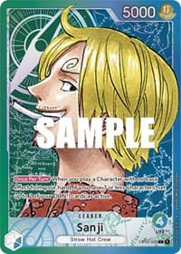 Sanji (Alternate Art) - Paramount War - One Piece Card Game card