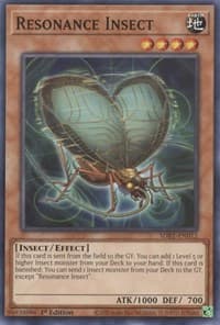 Resonance Insect - Structure Deck: Beware of Traptrix - YuGiOh card