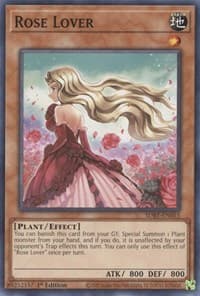 Rose Lover - Structure Deck: Beware of Traptrix - YuGiOh card