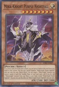Mekk-Knight Purple Nightfall - Structure Deck: Beware of Traptrix - YuGiOh card