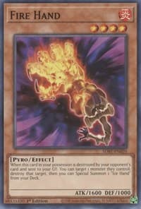 Fire Hand - Structure Deck: Beware of Traptrix - YuGiOh card