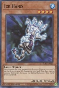 Ice Hand - Structure Deck: Beware of Traptrix - YuGiOh card