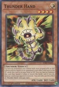 Thunder Hand - Structure Deck: Beware of Traptrix - YuGiOh card