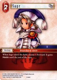 Sage - Deck Exclusive Cards - Final Fantasy TCG card