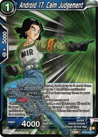 Android 17, Calm Judgement - Power Absorbed - Dragon Ball Super: Masters card