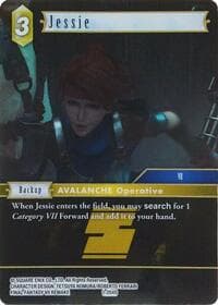 Jessie - Deck Exclusive Cards - Final Fantasy TCG card