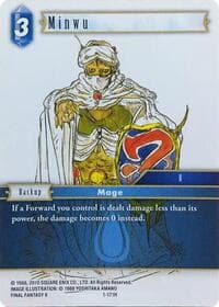 Minwu - Deck Exclusive Cards - Final Fantasy TCG card