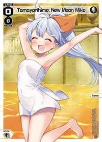Tamayorihime, New Moon Miko (Onsen) - Promo Cards - WIXOSS card