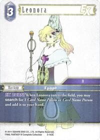 Leonora EX - Deck Exclusive Cards - Final Fantasy TCG card