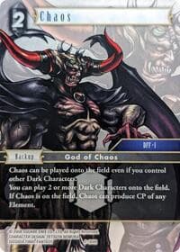 Chaos - Deck Exclusive Cards - Final Fantasy TCG card