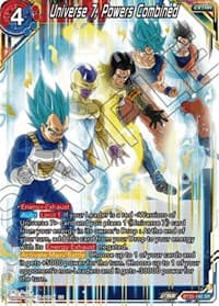 Universe 7, Powers Combined - Power Absorbed - Dragon Ball Super: Masters card