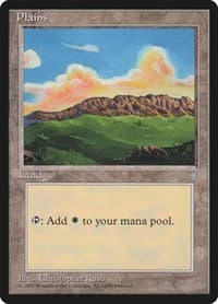 Plains (343) - Ice Age - Magic: The Gathering card