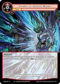 Charge of Infinite Blades - The War of the Suns - Force of Will card