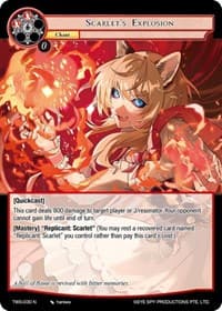 Scarlet's Explosion - The War of the Suns - Force of Will card