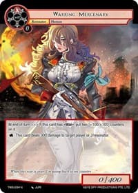 Warring Mercenary - The War of the Suns - Force of Will card