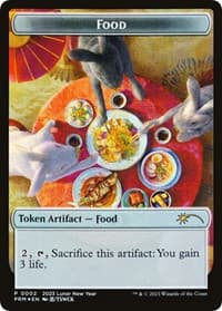 Food Token (Year of the Rabbit 2023) - Unique and Miscellaneous Promos - Magic: The Gathering card