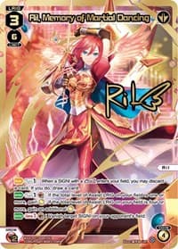 Ril, Memory of Martial Dancing (LRP) - Welcome Back Diva -Lostorage- - WIXOSS card