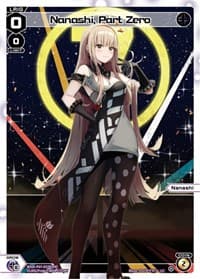 Nanashi, Part Zero (Parallel Foil) - Welcome Back Diva -Lostorage- - WIXOSS card