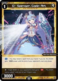 D - Spenser, Code: Art - Welcome Back Diva -Lostorage- - WIXOSS card