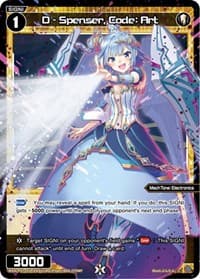 D - Spenser, Code: Art (Parallel Foil) - Welcome Back Diva -Lostorage- - WIXOSS card
