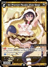 Eel, Phantom Aquatic White Beast (Parallel Foil) - Welcome Back Diva -Lostorage- - WIXOSS card