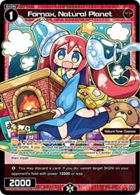 Fornax, Natural Planet (Parallel Foil) - Welcome Back Diva -Lostorage- - WIXOSS card