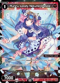 Ruriru, Lonely Natural Crystal (Parallel Foil) - Welcome Back Diva -Lostorage- - WIXOSS card