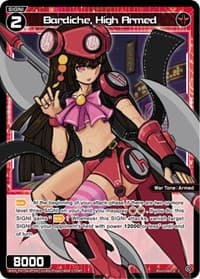 Bardiche, High Armed (Parallel Foil) - Welcome Back Diva -Lostorage- - WIXOSS card