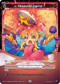 Masked Legend (Parallel Foil) - Welcome Back Diva -Lostorage- - WIXOSS card