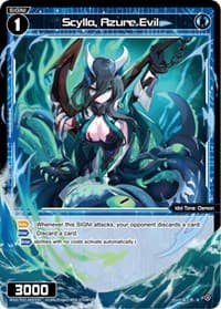 Scylla, Azure Evil - Welcome Back Diva -Lostorage- - WIXOSS card
