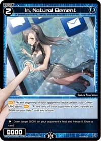 In, Natural Element - Welcome Back Diva -Lostorage- - WIXOSS card