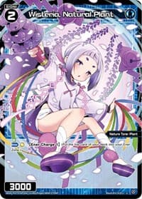 Wisteria, Natural Plant (Parallel Foil) - Welcome Back Diva -Lostorage- - WIXOSS card