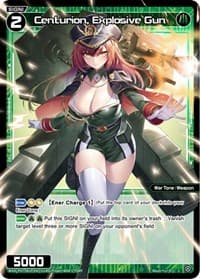 Centurion, Explosive Gun (Parallel Foil) - Welcome Back Diva -Lostorage- - WIXOSS card