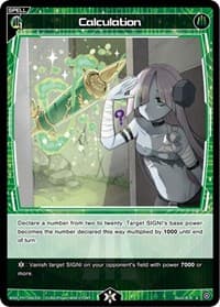 Calculation - Welcome Back Diva -Lostorage- - WIXOSS card