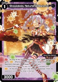 Shoukokabi, Natural Oil Bacteria (Parallel Foil) - Welcome Back Diva -Lostorage- - WIXOSS card