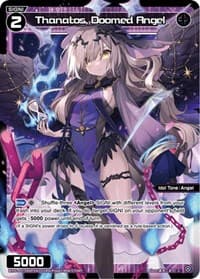 Thanatos, Doomed Angel (Parallel Foil) - Welcome Back Diva -Lostorage- - WIXOSS card