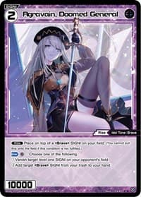 Agravain, Doomed General - Welcome Back Diva -Lostorage- - WIXOSS card