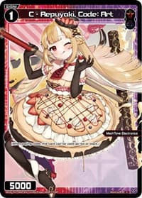 C - Repuyaki, Code: Art (Parallel Foil) - Welcome Back Diva -Lostorage- - WIXOSS card