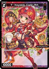 T - Koyakiki, Code: Art (Parallel Foil) - Welcome Back Diva -Lostorage- - WIXOSS card
