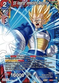 SS Vegeta, Immediate Response - Power Absorbed - Dragon Ball Super: Masters card